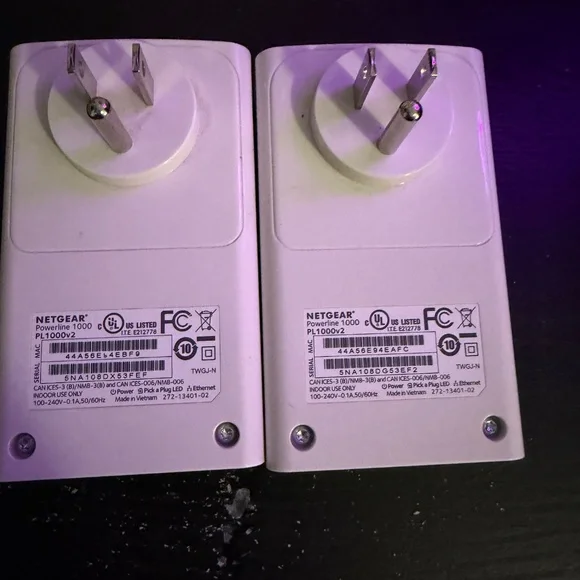 Netgear Powerline 1000 PL1000 WiFi Extender Set of 2 - Picture 3 of 5